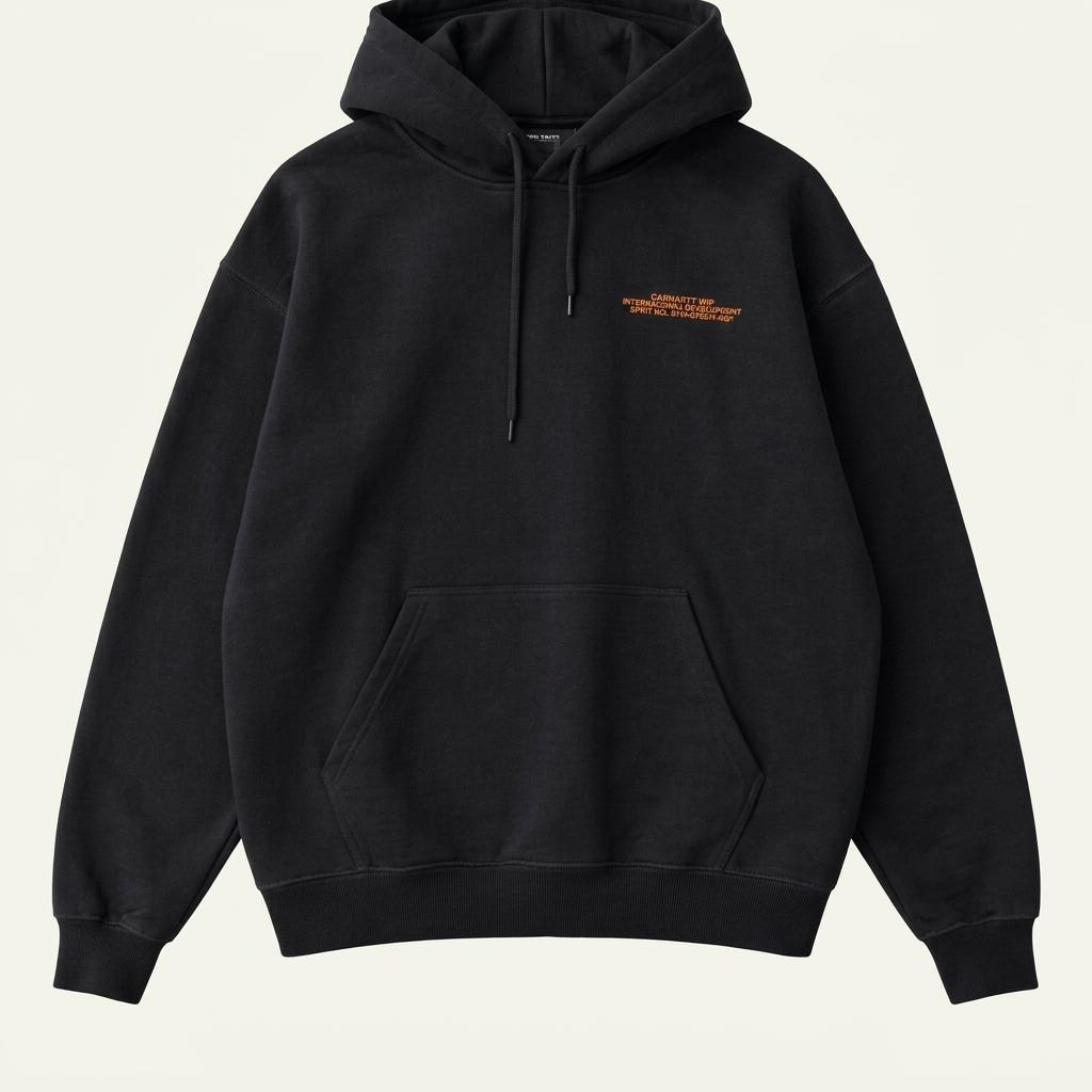 칼하트 WIP 프린팅 후드티 블랙 XL 1