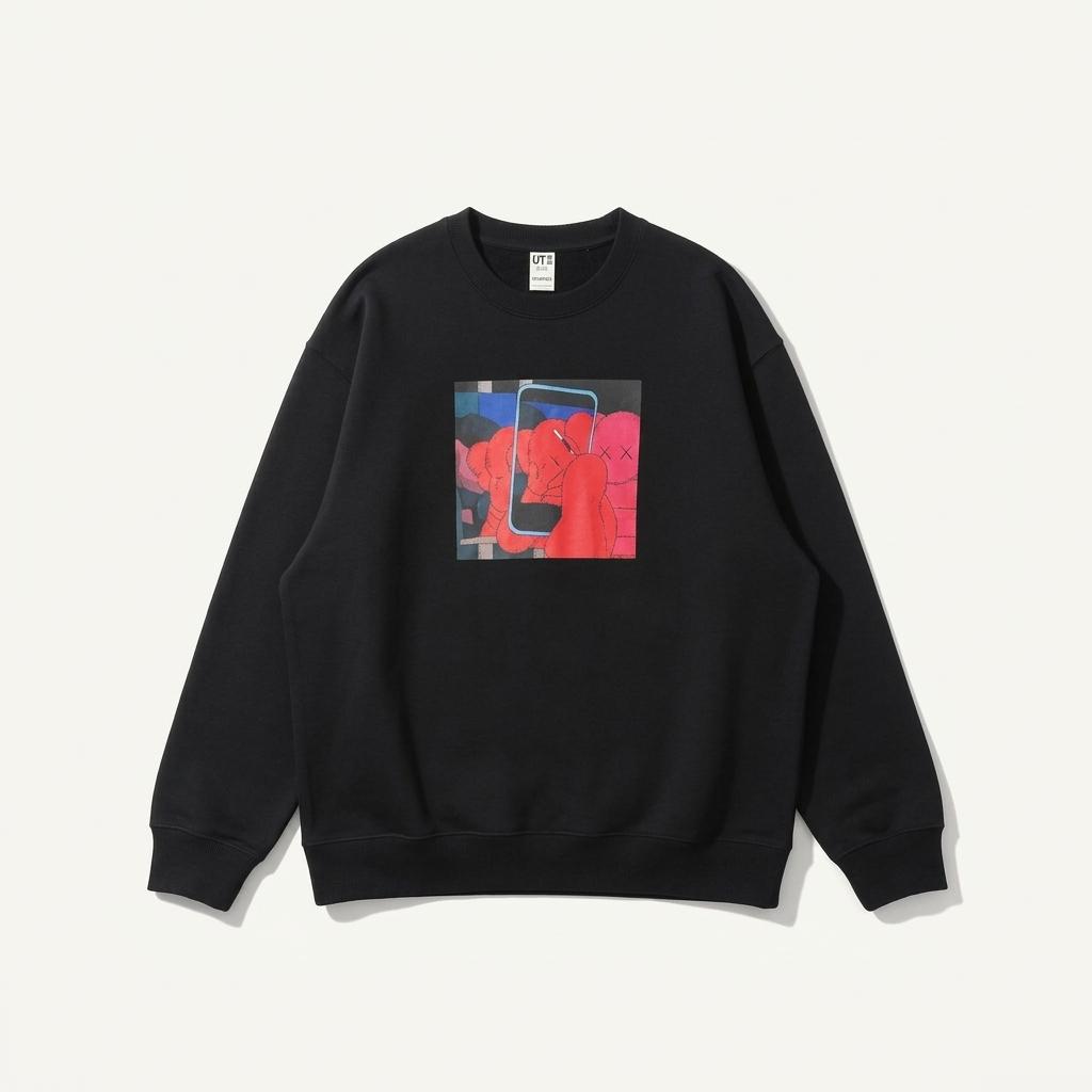 유니클로 UT KAWS+WARHOL 맨투맨 M 1