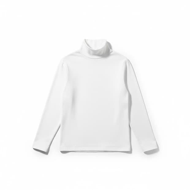 BLANK ROOM 아이보리 터틀넥 티셔츠 2