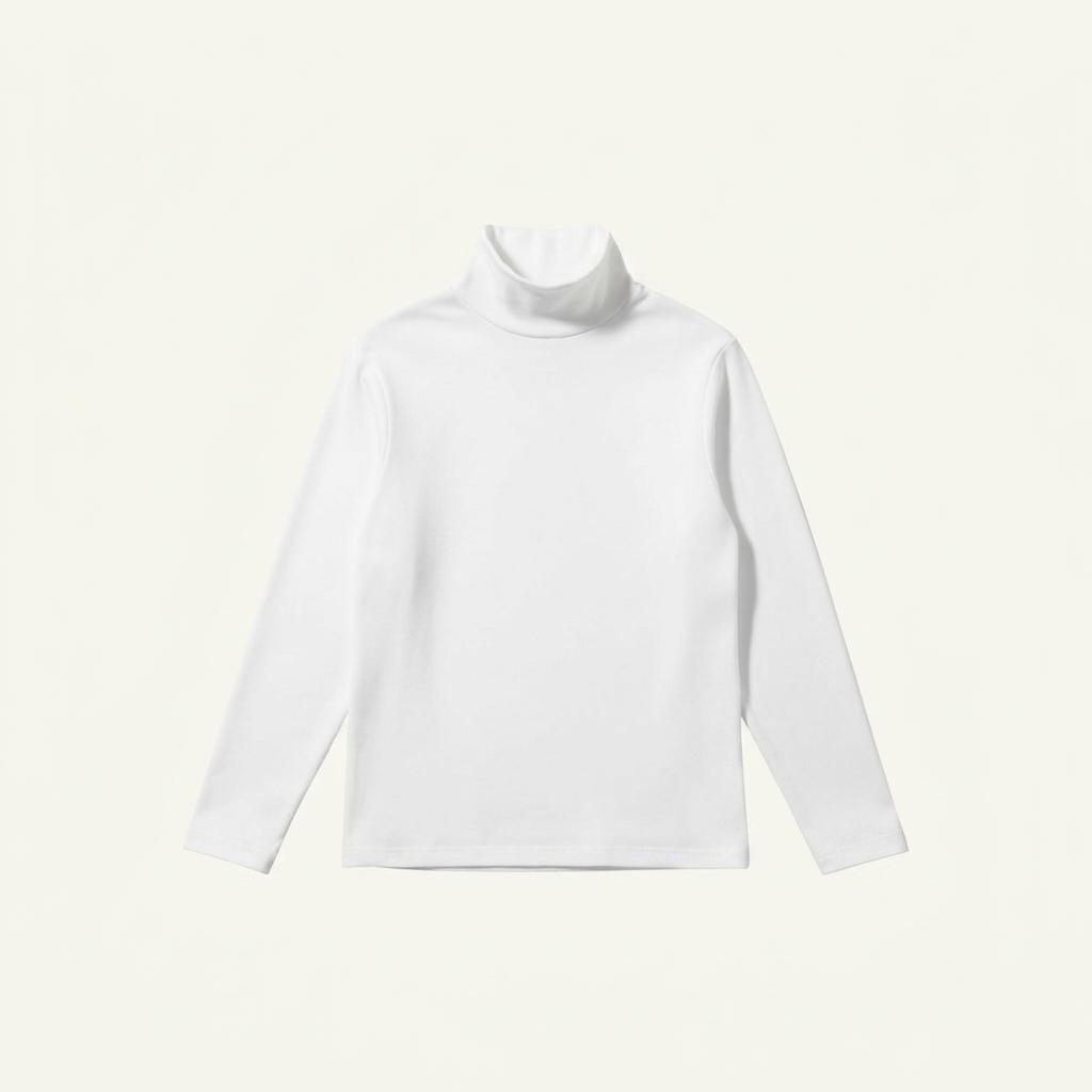 BLANK ROOM 아이보리 터틀넥 티셔츠 1