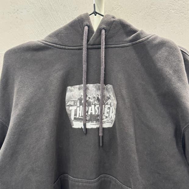 Thrasher 빈티지 후드티 M 4