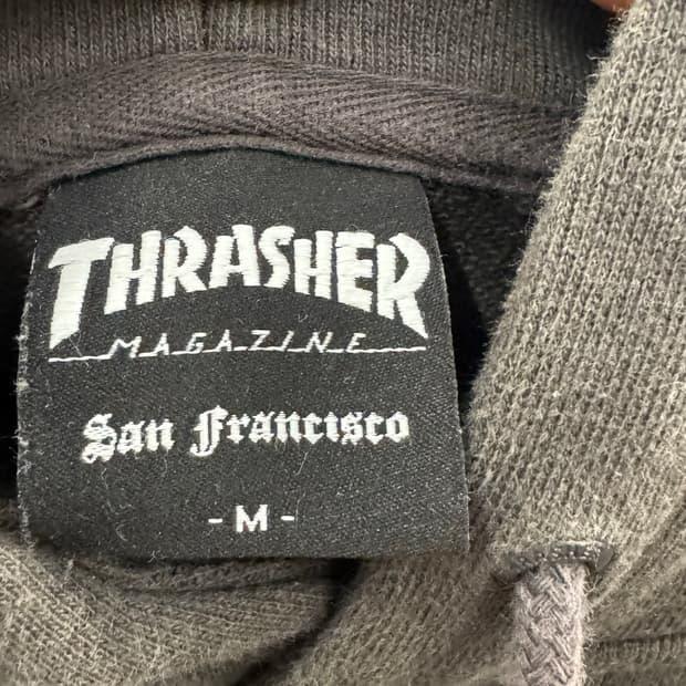 Thrasher 빈티지 후드티 M 5