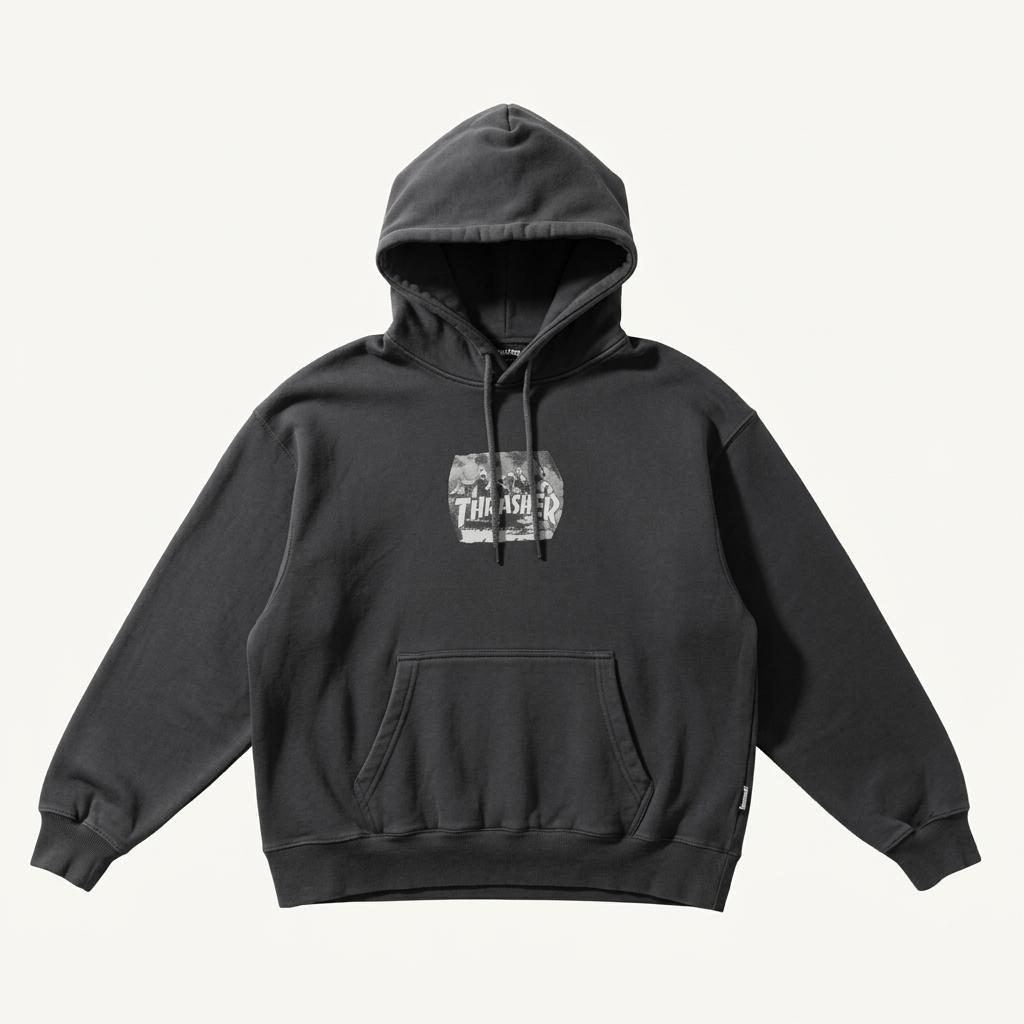 Thrasher 빈티지 후드티 M 1
