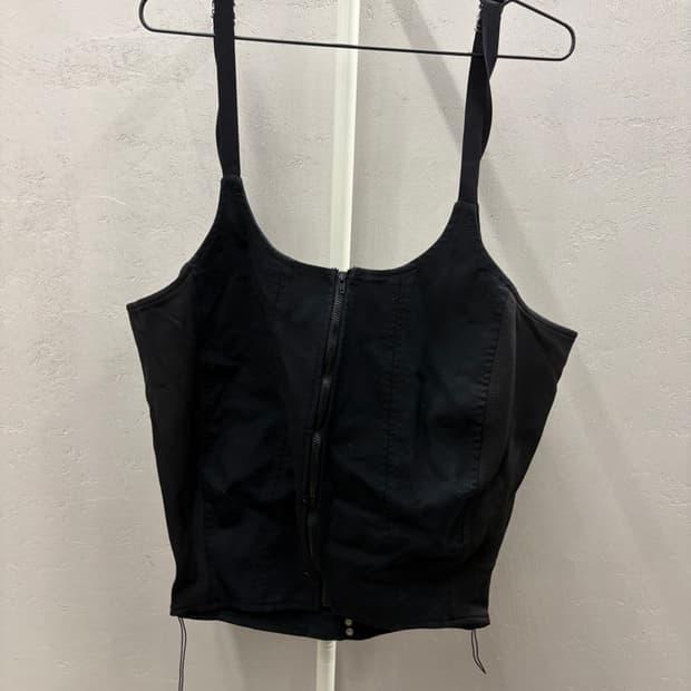 DION LEE 블랙 코르셋 탑 6