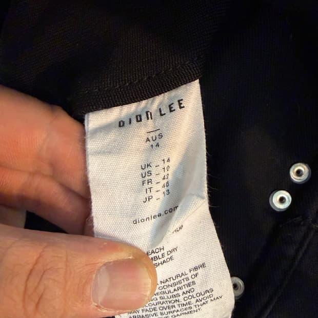 DION LEE 블랙 코르셋 탑 4