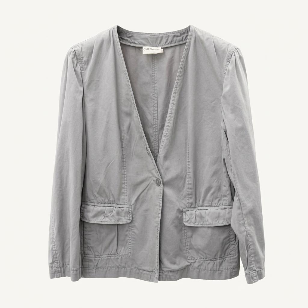 pure DKNY 노카라 자켓 1