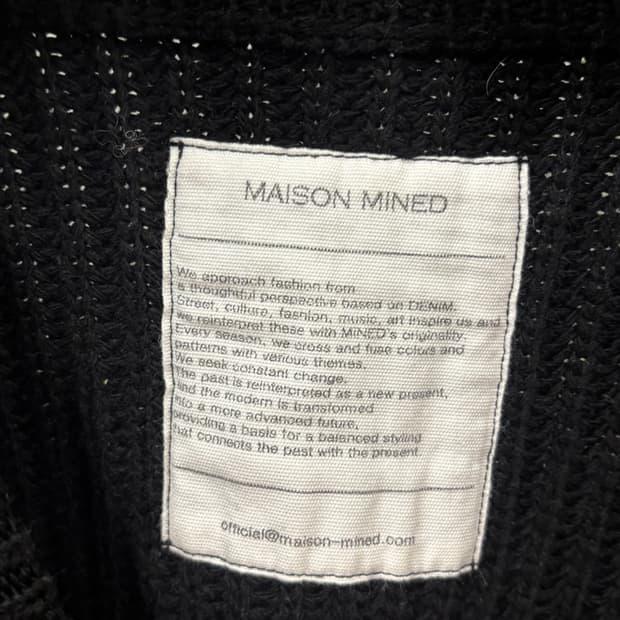 MAISON MINED 블랙 니트 M사이즈 5