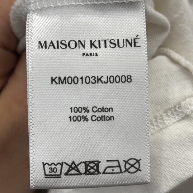 메종키츠네 반팔티 M 6