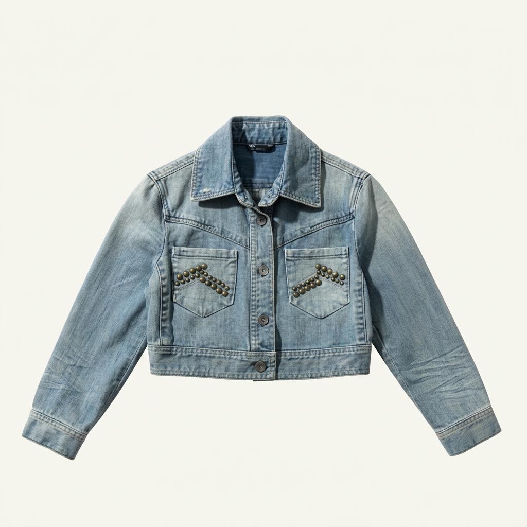 Armani Exchange 크롭 데님 자켓 S 1