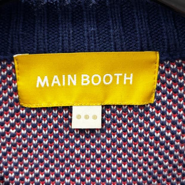 MAIN BOOTH 오버사이즈 니트 네이비 5