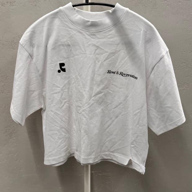 Rest & Recreation 크롭 티셔츠 화이트 4