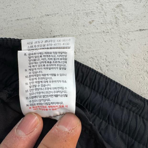 Songzio 검정색 핀턱 와이드 슬랙스 30 8
