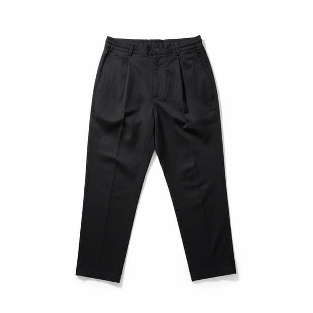 Songzio 검정색 핀턱 와이드 슬랙스 30 2