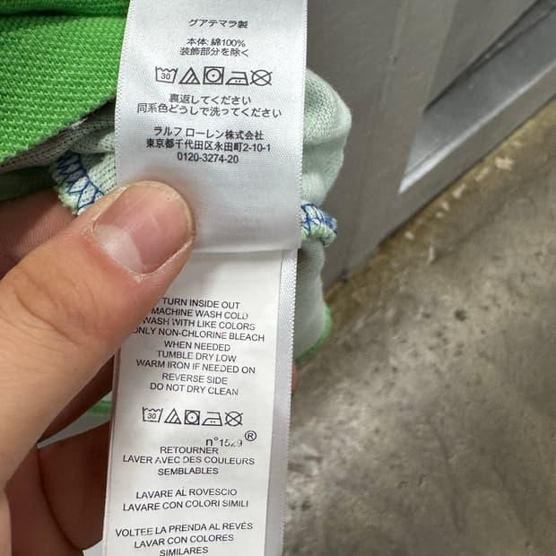 폴로 랄프로렌 스트라이프 반팔 카라티 L 6