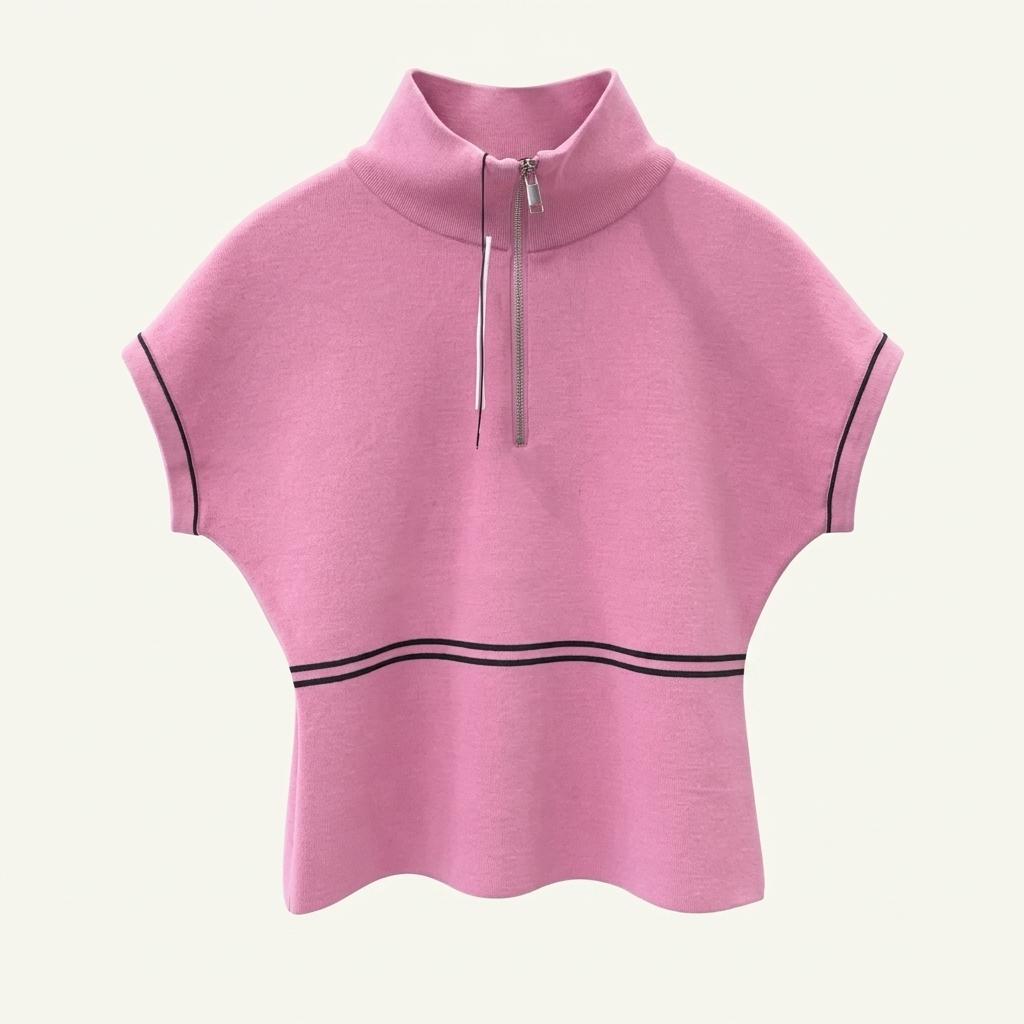 TheOpen Product 핑크 하이넥 니트 OS 1