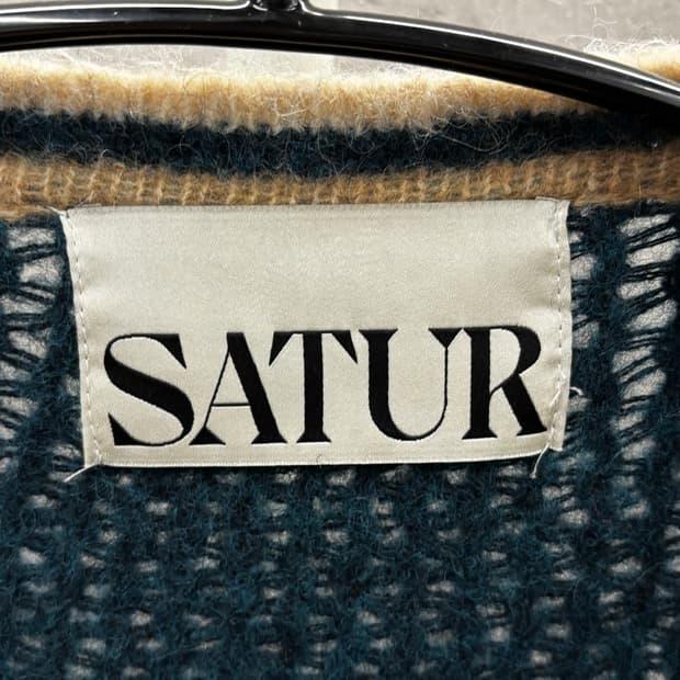 SATUR 그린 브이넥 가디건 XL 4