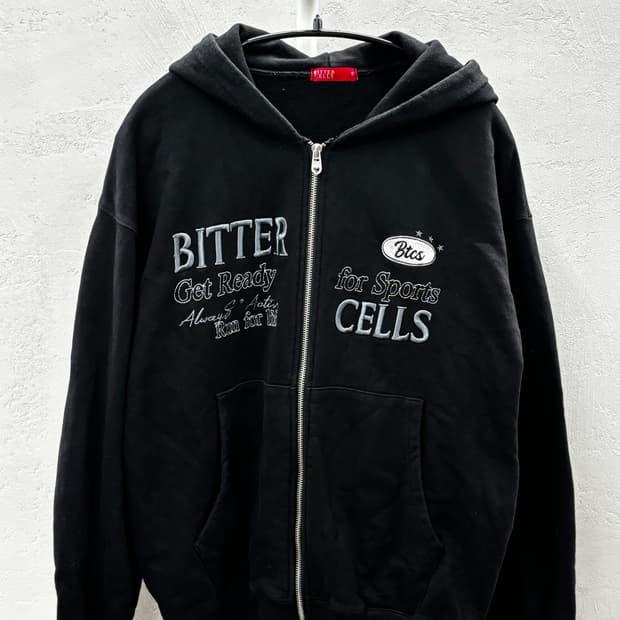 BITTER CELLS 검정색 후드집업 2 3