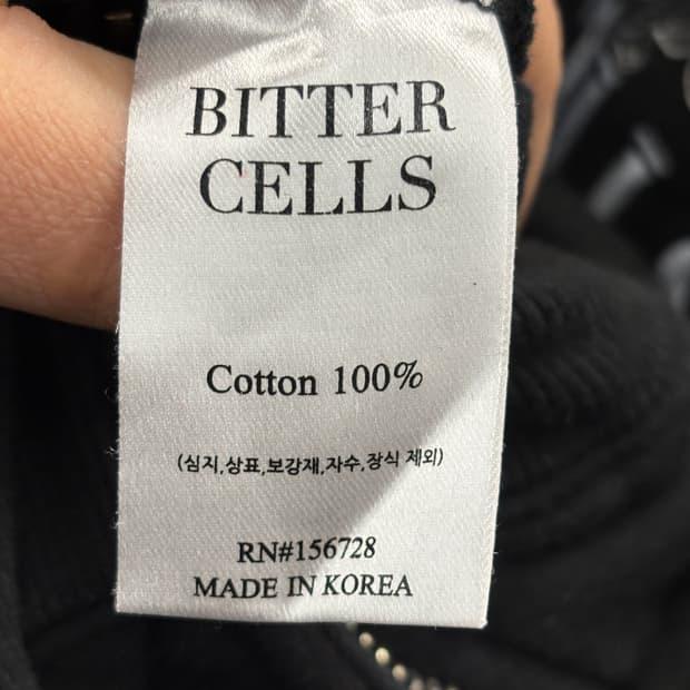 BITTER CELLS 검정색 후드집업 2 6