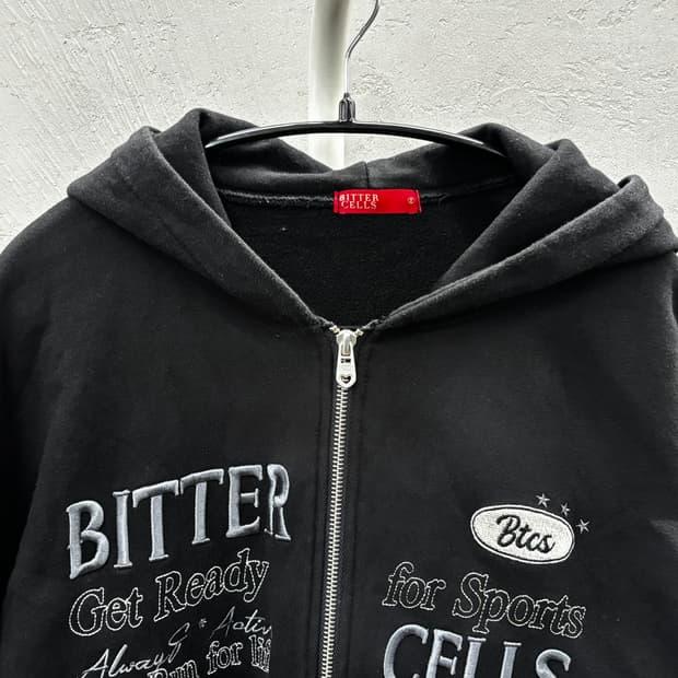 BITTER CELLS 검정색 후드집업 2 4