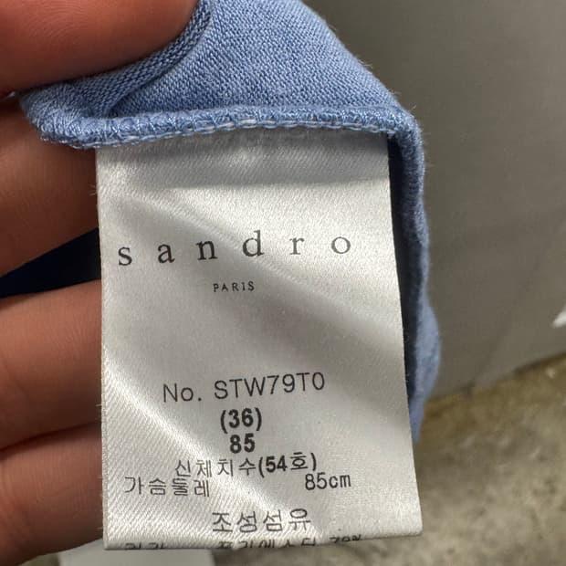 Sandro 목폴라티 블루 85 5