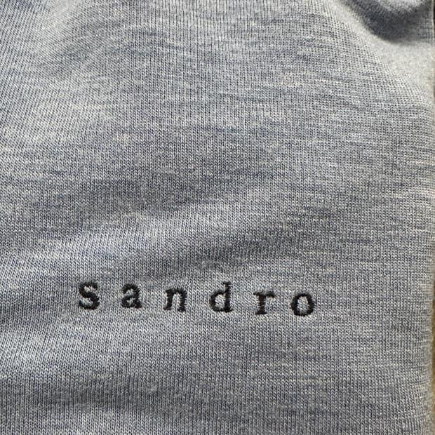 Sandro 목폴라티 블루 85 4