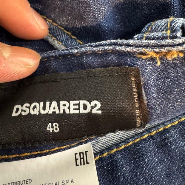dsquared2 청바지 남성 데님 팬츠 진청 32 7
