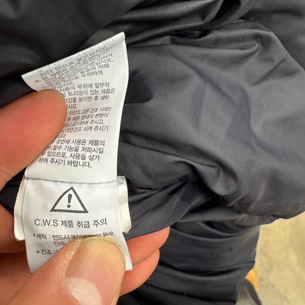 노스페이스 블랙 롱패딩 여성 90 10