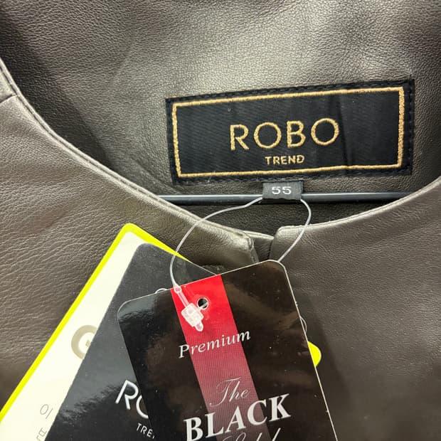 ROBO Trend 여성 가죽 코트 55 5