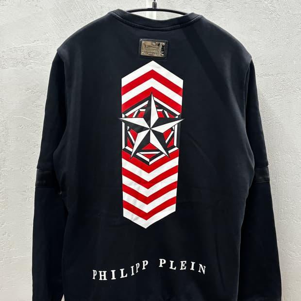 Philipp plein 슈퍼맨 블랙 맨투맨 티셔츠 M 8