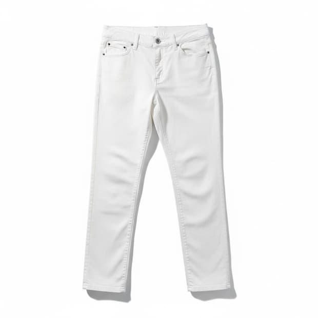 ARMANI 화이트 데님 청바지 XS 2