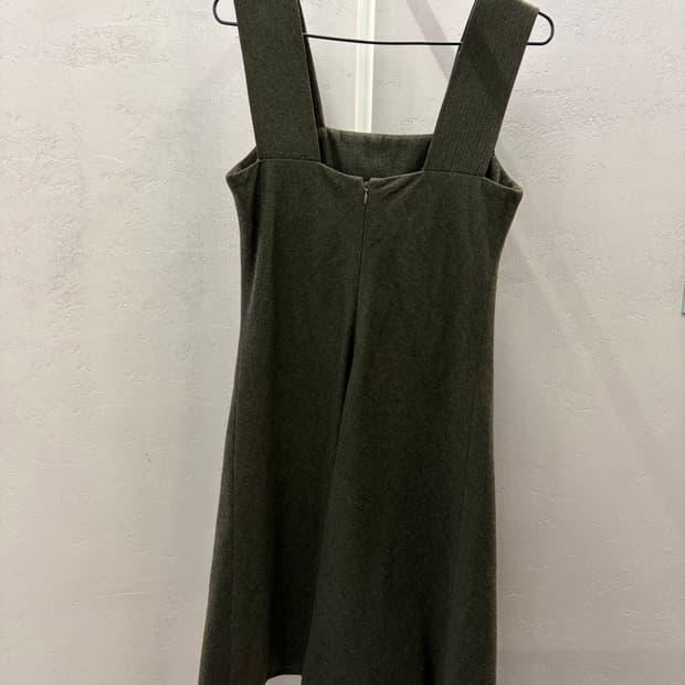 Gianni Versace 멜빵 원피스 올리브 40 7