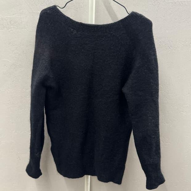 닐바렛 블랙 브이넥 가디건 M 9