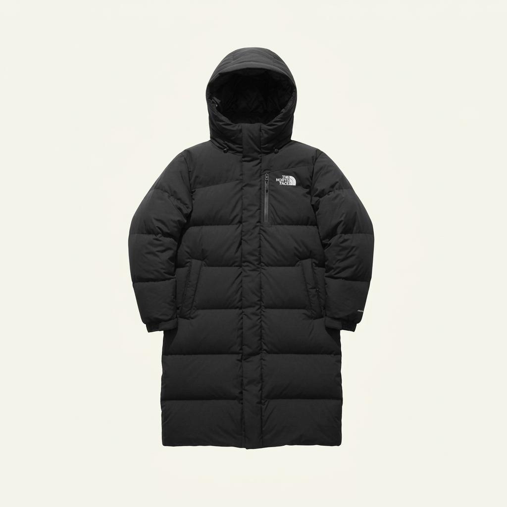 노스페이스 롱패딩 블랙 L(100) 1