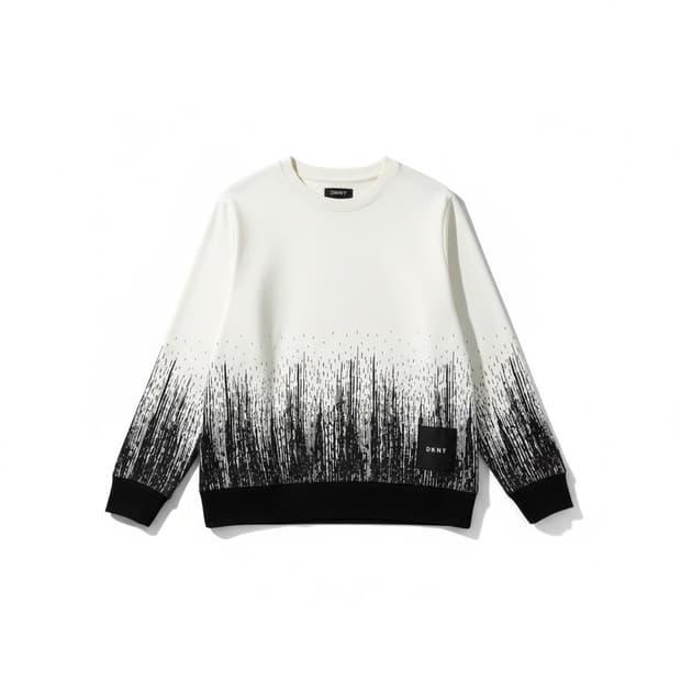 DKNY 페인트 드립 그래픽 맨투맨 2