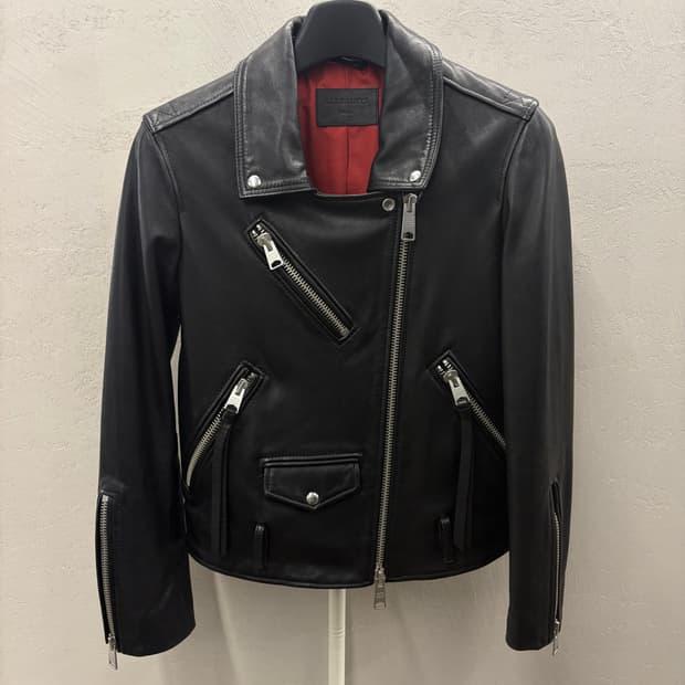 올세인츠 WILLIE BIKER 램스킨 레더자켓 S 3