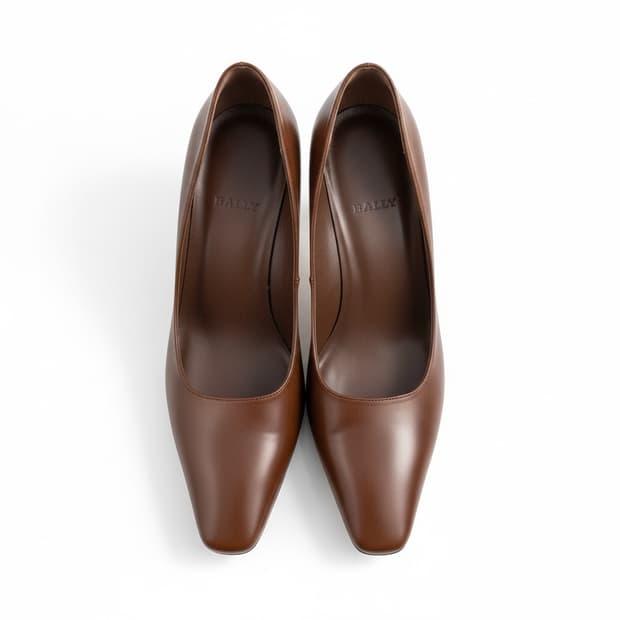 BALLY 발리 브라운 가죽 여성 펌프스 240 2