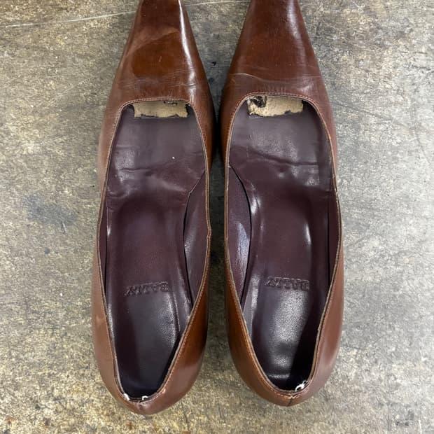 BALLY 발리 브라운 가죽 여성 펌프스 240 7