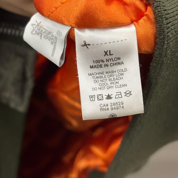 스투시 MA-1 봄버 자켓 XL 올리브 6