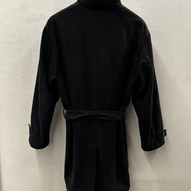 Armani Exchange 블랙 벨티드 코트 L 7