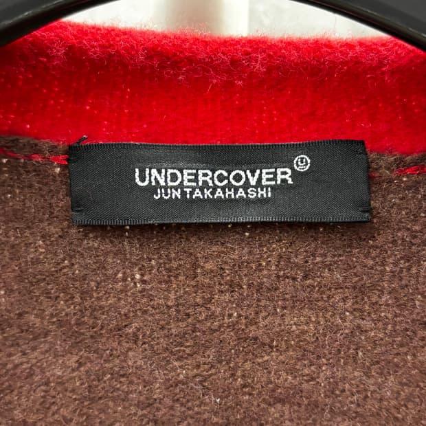 UNDERCOVER 브이넥 스트라이프 니트 5