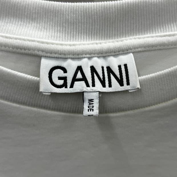 가니 GANNI 스마일 티셔츠 M 5