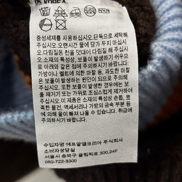 유니클로X마르니 니트 베스트 브라운 XL 7