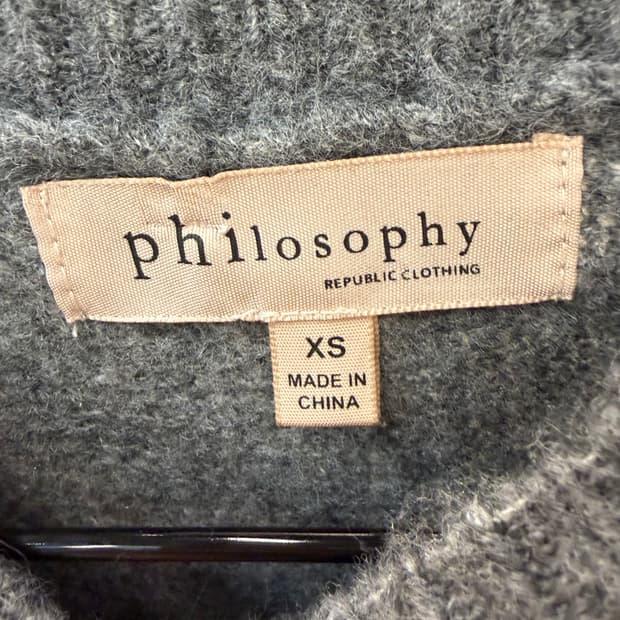 Philosophy 필로소피 그레이 니트 XS 7