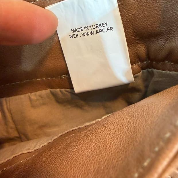 A.P.C. 아페쎄 양가죽 숏팬츠 36 7