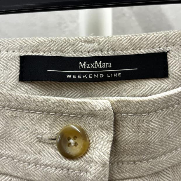 MAX MARA 막스마라 린넨 베이지 팬츠 66 5