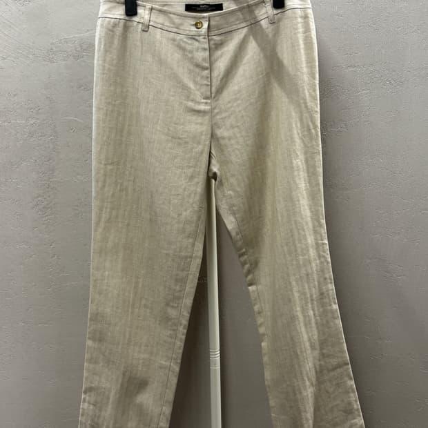 MAX MARA 막스마라 린넨 베이지 팬츠 66 3