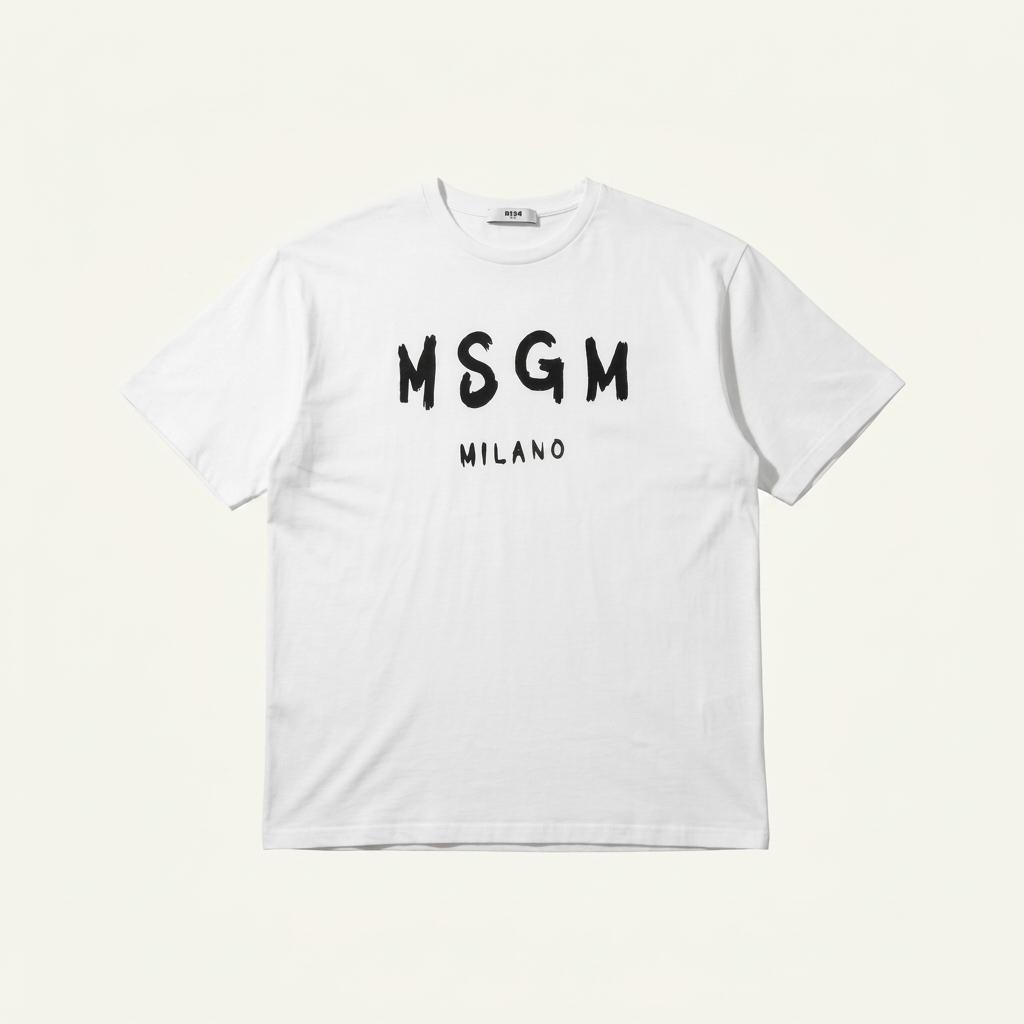 MSGM KIDS 반팔 티셔츠 화이트 1