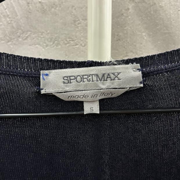 막스마라 SPORTMAX 매장판 네이비 크롭 가디건 S 6