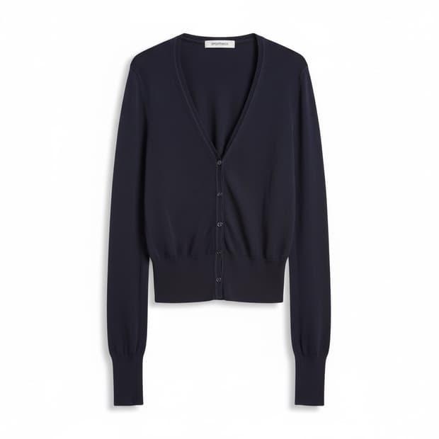 막스마라 SPORTMAX 매장판 네이비 크롭 가디건 S 2