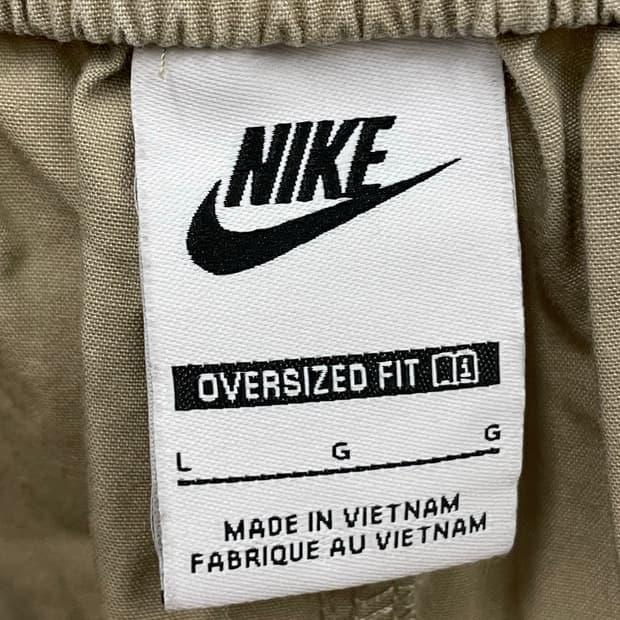 Nike 나이키 베이지색 와이드 핏 밴딩 팬츠 L 5